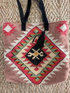 Lovestitch Boho colorful Pattern Tote Bag